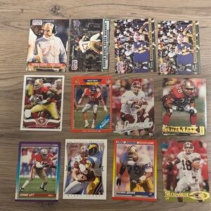 Lot of 12 49ers NFL Trading Cards
